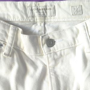 Lucky Brand white denim